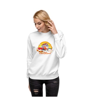 Sweatshirt premium unisexe Ultra Combi Home is where you park it sélection de produits