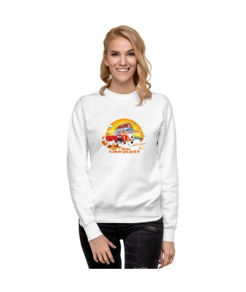 Sweatshirt premium unisexe Ultra Combi Home is where you park it sélection de produits