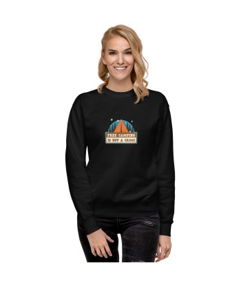 Sweatshirt premium unisexe Free camping is not a crime graphic hantent personnes