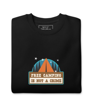 Sweatshirt premium unisexe Free camping is not a crime graphic hantent personnes