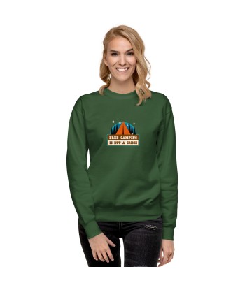 Sweatshirt premium unisexe Free camping is not a crime graphic hantent personnes