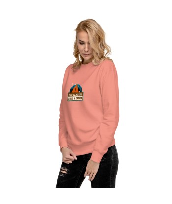 Sweatshirt premium unisexe Free camping is not a crime graphic hantent personnes