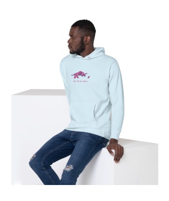 Sweat à capuche unisexe en coton Octopus Purple une grave pollution 