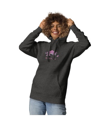 Sweat à capuche unisexe en coton Octopus Purple une grave pollution 