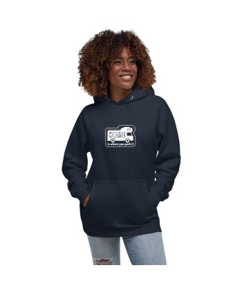 Sweat à capuche unisexe en coton White Camper Van Home is where you park it vente chaude votre 