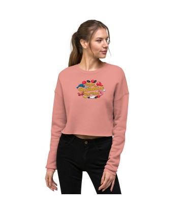 Sweat-Shirt Crop-Top Make Bouillabaisse Not War Oh Bonne Mer d'Europe débarque