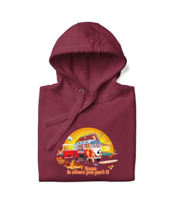 Sweat à capuche unisexe en coton Ultra Combi Home is where you park it 2024