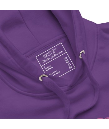 Sweat à capuche unisexe en coton Octopus Purple une grave pollution 