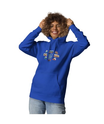 Sweat à capuche unisexe en coton Square Vintage Campers Jusqu'à 80% De Réduction