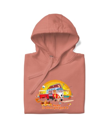 Sweat à capuche unisexe en coton Ultra Combi Home is where you park it 2024