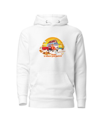 Sweat à capuche unisexe en coton Ultra Combi Home is where you park it 2024