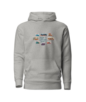 Sweat à capuche unisexe en coton Square Vintage Campers Jusqu'à 80% De Réduction