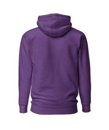 Sweat à capuche unisexe en coton Camperfan purple/yellow brodé ouvre sa boutique