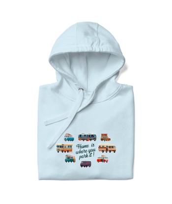 Sweat à capuche unisexe en coton Square Vintage Campers Jusqu'à 80% De Réduction