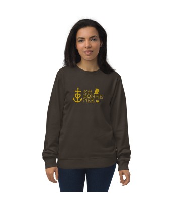 Sweat écologique unisexe Oh Bonne Mer 2 brodé gold en stock