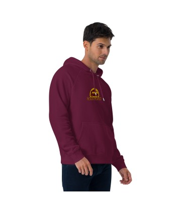 Sweat à capuche écologique Raglan unisexe Camperfan brodé marron/gold 2024