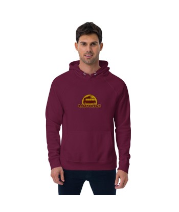 Sweat à capuche écologique Raglan unisexe Camperfan brodé marron/gold 2024