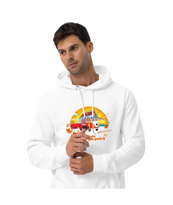 Sweat à capuche écologique Raglan unisexe Ultra Combi Home is where you park it Livraison rapide