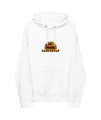 Sweat à capuche écologique Raglan unisexe Camperfan brodé marron/gold 2024