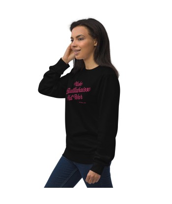 Sweat écologique unisexe Make Bouillabaisse Not War grand motif flamingo brodé en ligne