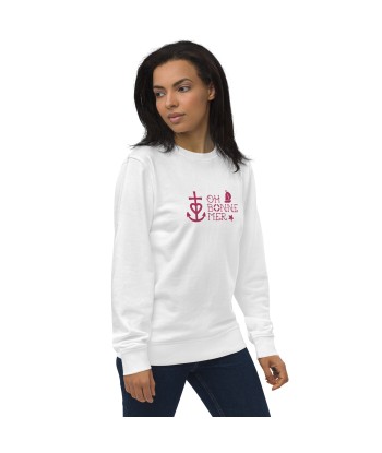 Sweat écologique unisexe Oh Bonne Mer 2 flamingo brodé Venez acheter