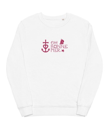 Sweat écologique unisexe Oh Bonne Mer 2 flamingo brodé Venez acheter