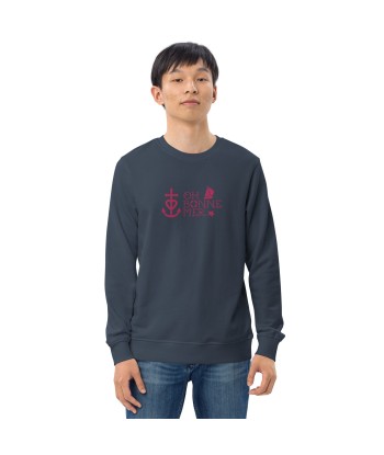 Sweat écologique unisexe Oh Bonne Mer 2 flamingo brodé Venez acheter