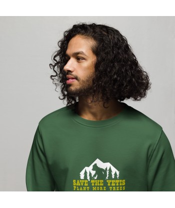 Sweat écologique unisexe Save the Yetis, Plant more Trees (face & dos) ouvre sa boutique