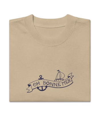 T-shirt oversize épais en coton Oh Bonne Mer Tattoo navy brodé offre 