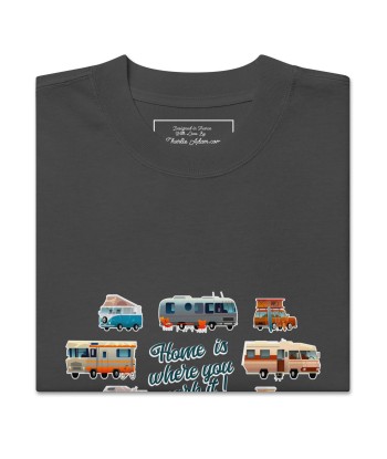 T-shirt oversize épais en coton Square Vintage Campers france