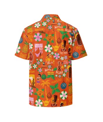 Chemise Tiki Surf Red s'inspire de l'anatomie humaine