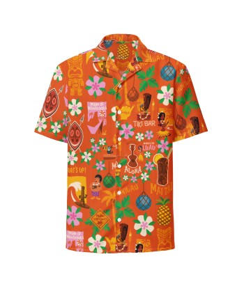 Chemise Tiki Surf Red s'inspire de l'anatomie humaine