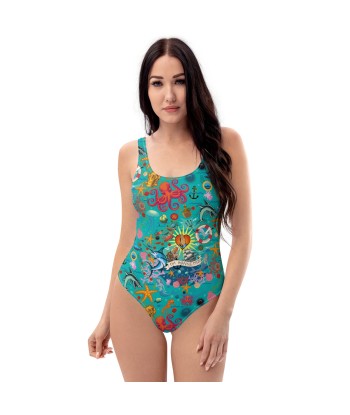 Maillot de Bain 1 Pièce Oh Bonne Mer Calypso Blue hantent personnes