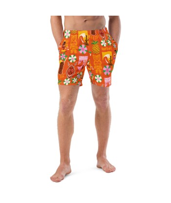 Short de bain homme Tiki Surf Red hantent personnes