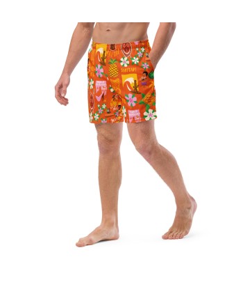 Short de bain homme Tiki Surf Red hantent personnes