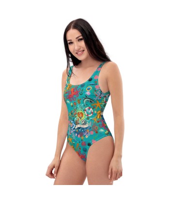 Maillot de Bain 1 Pièce Oh Bonne Mer Calypso Blue hantent personnes