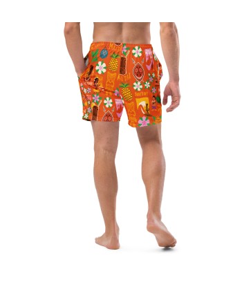 Short de bain homme Tiki Surf Red hantent personnes