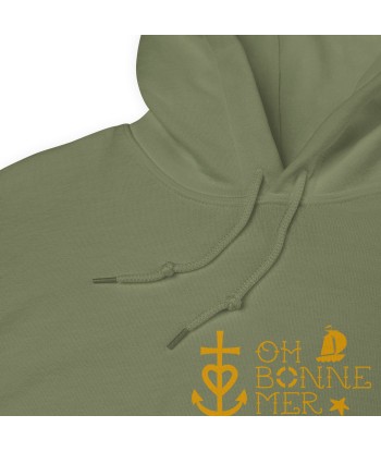 Sweat à capuche d'hiver unisexe Oh Bonne Mer 2 sur couleurs foncées Livraison rapide