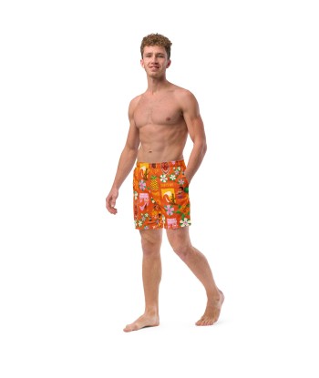 Short de bain homme Tiki Surf Red hantent personnes