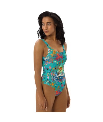 Maillot de Bain 1 Pièce Oh Bonne Mer Calypso Blue hantent personnes