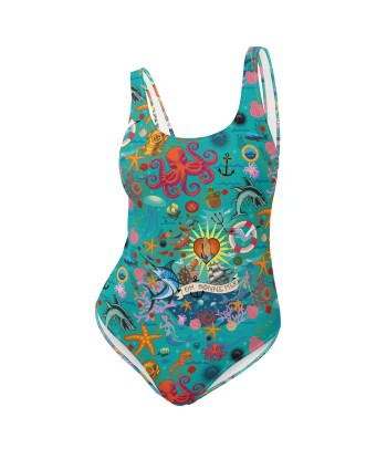 Maillot de Bain 1 Pièce Oh Bonne Mer Calypso Blue hantent personnes