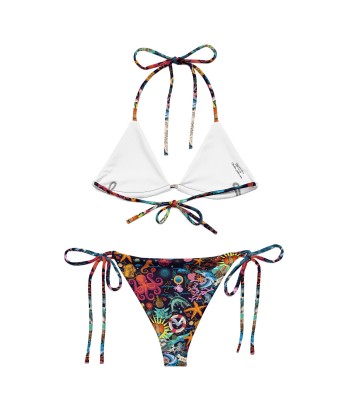 Bikini de bain recyclé Oh Bonne Mer Dark Blue sur le site 