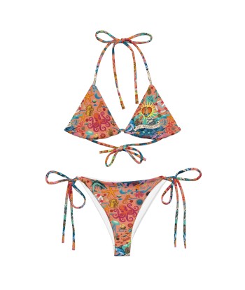 Bikini de bain recyclé Oh Bonne Mer Peach prix pour 