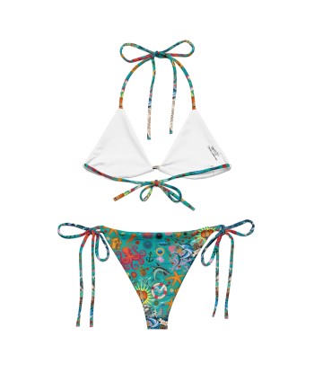 Bikini de bain recyclé Oh Bonne Mer Calypso Blue Profitez des Offres !