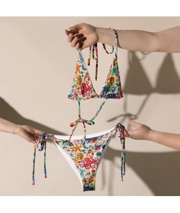 Bikini de bain recyclé Oh Bonne Mer Cream Vous souhaitez 