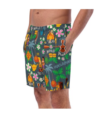 Short de bain homme Tiki Surf Blue le des métaux précieux