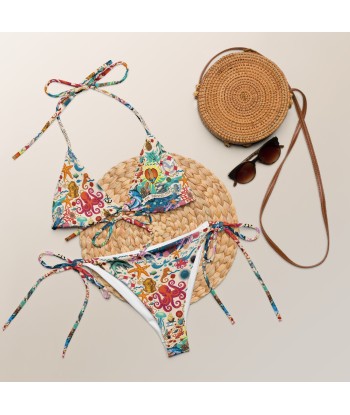 Bikini de bain recyclé Oh Bonne Mer Cream Vous souhaitez 