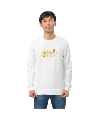 Sweat écologique unisexe Oh Bonne Mer 2 brodé gold en stock