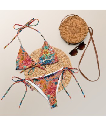 Bikini de bain recyclé Oh Bonne Mer Peach prix pour 