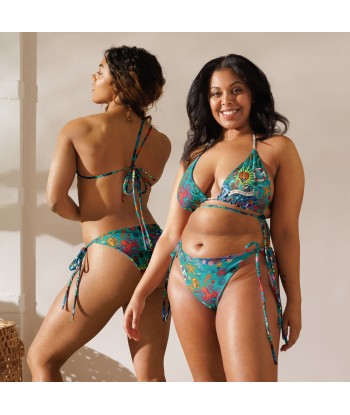 Bikini de bain recyclé Oh Bonne Mer Calypso Blue Profitez des Offres !